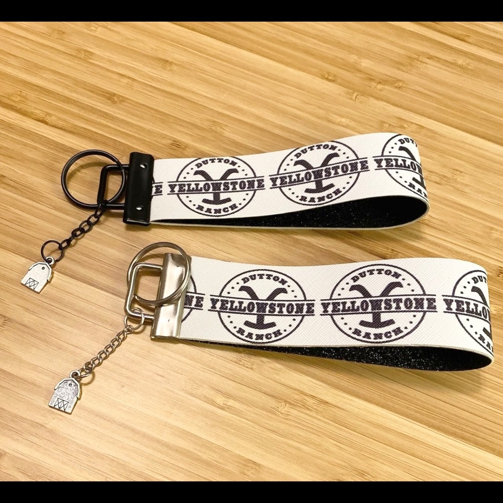 Yellowstone Dutton Ranch keychain wristlet